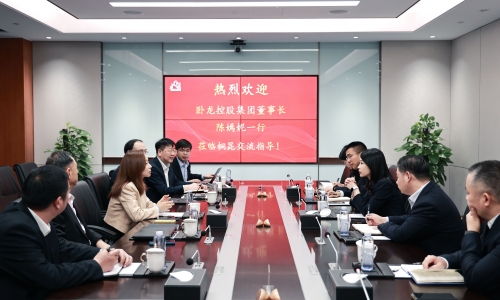 臥龍控股集團(tuán)董事長陳嫣妮一行到訪桐昆
