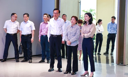 嘉興市人大常委會黨組書記、主任高玲慧蒞臨桐昆調研