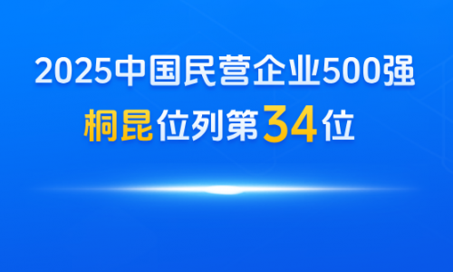 桐昆，中國民營(yíng)企業(yè)500強(qiáng)第34位！